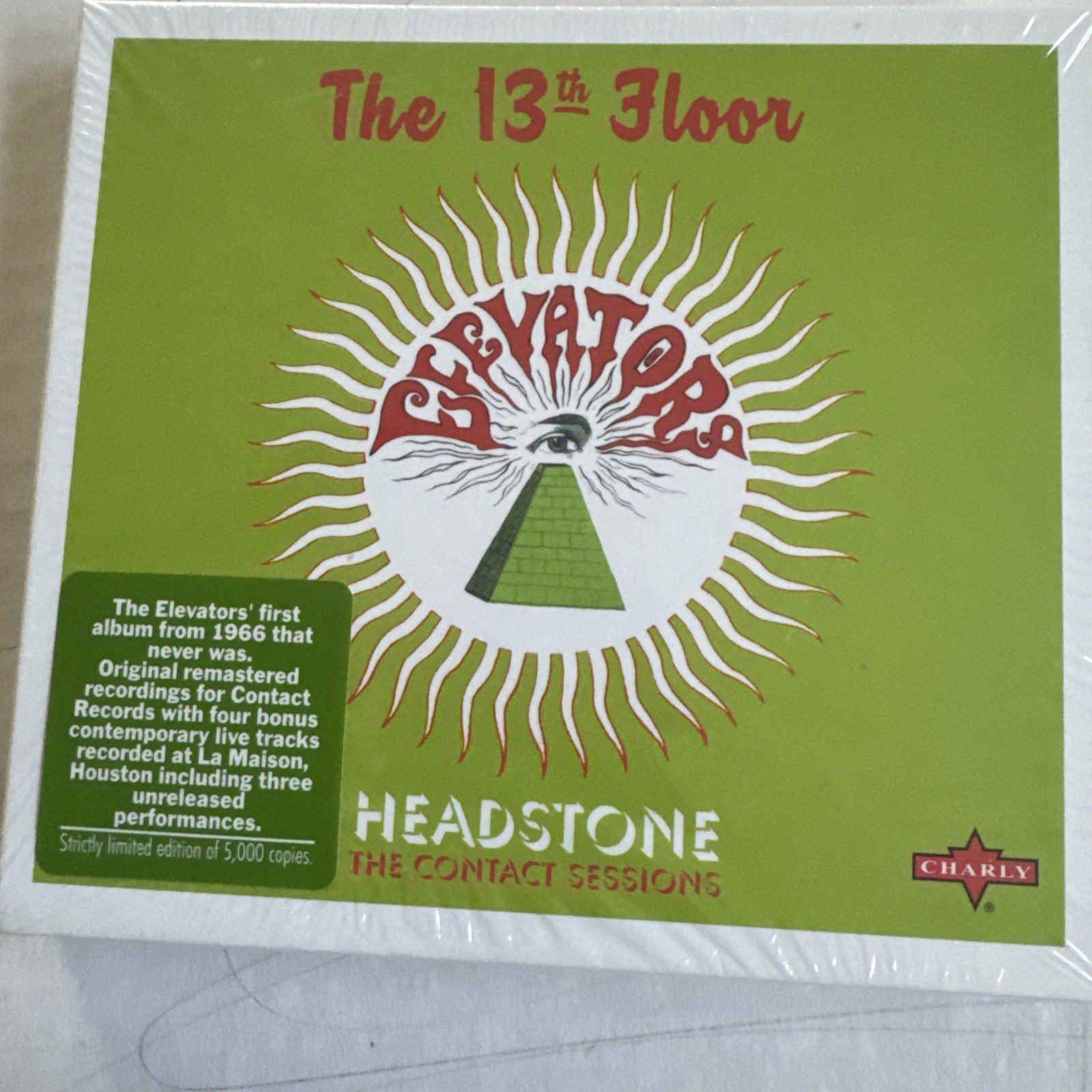 13TH FLOOR ELEVATORS – Headstone : The Contact Sessions (2010 Ltd Ed CD) Sealed