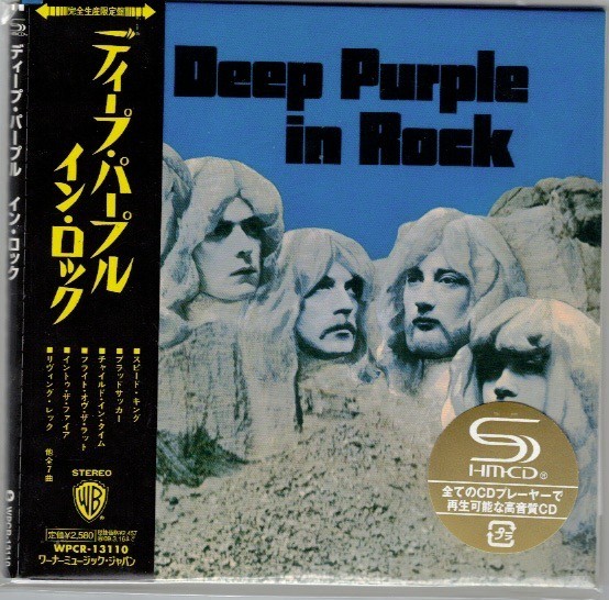 JAPAN MINI DEEP PURPLE IN ROCK SHM CD.