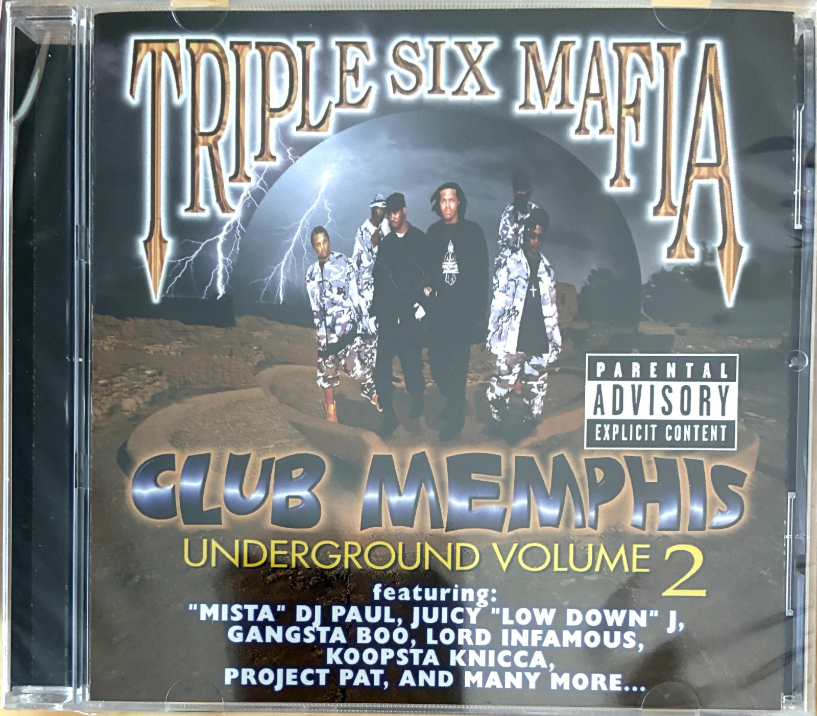 TRIPLE SIX MAFIA – Underground Vol. 1, Vol. 2 & Vol. 3 (Factory Sealed 3-CD Set)
