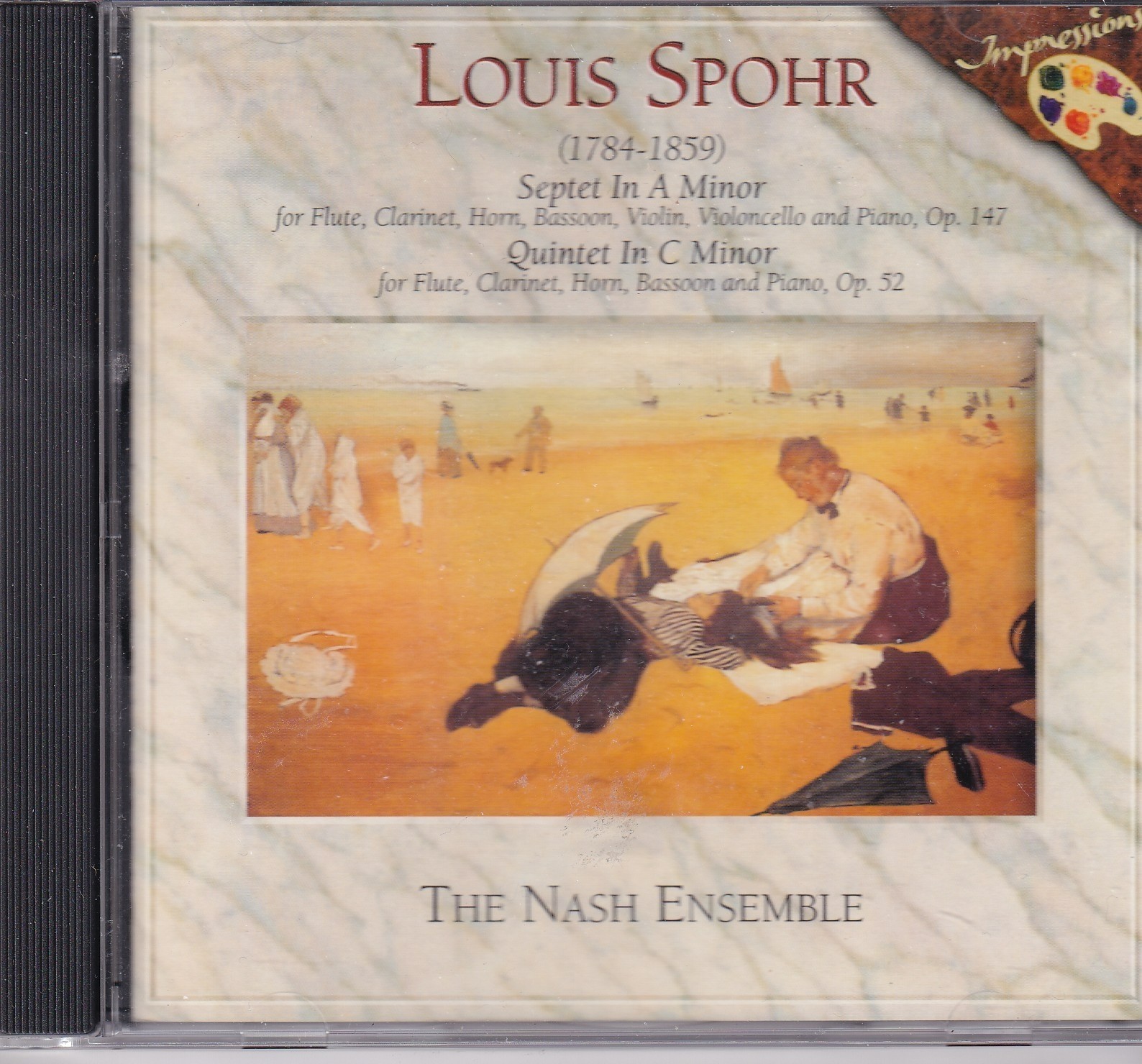 Louis Spohr Septet & Quintet The Nash Ensemble Impressions CD