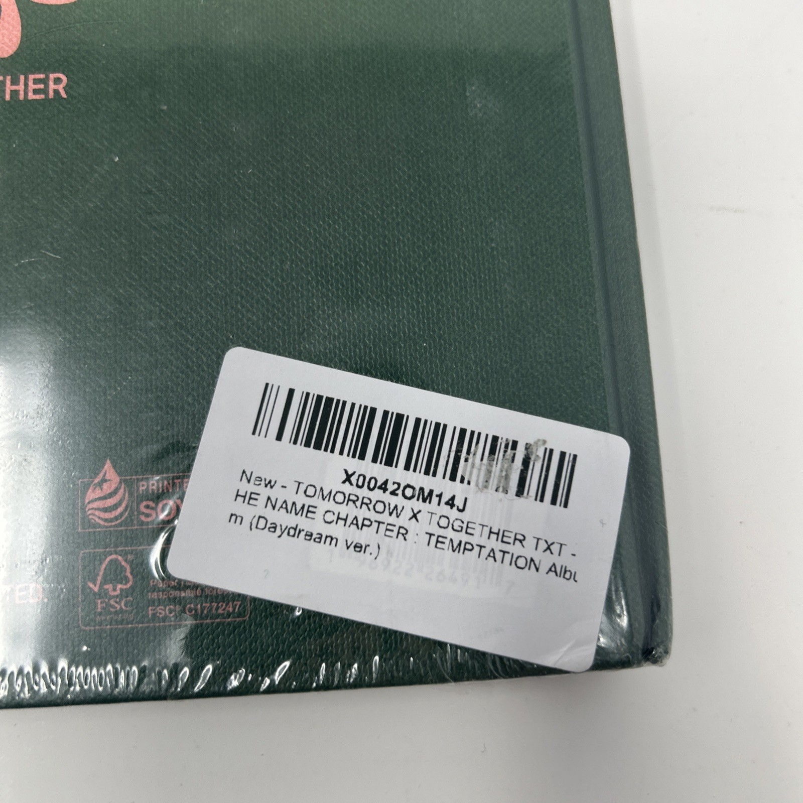 THE NAME CHAPTER TEMPTATION Tomorrow X Together Album CD And Photo Card