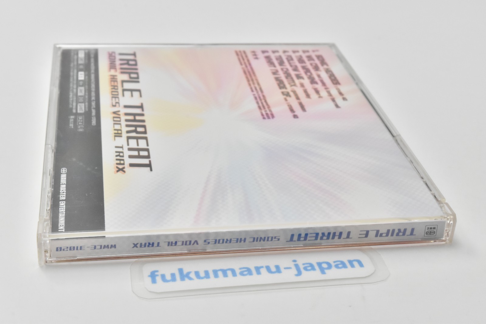 Sonic Heroes Triple Threat Vocal Trax CD Sonic the Hedgehog 2004 SEGA