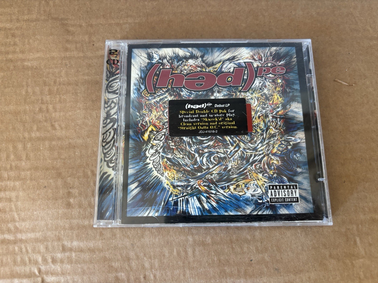 (hed) P.E. HED PE 2 CD Regular + Clean Version Jive Records 1997 Metal Punk EX+