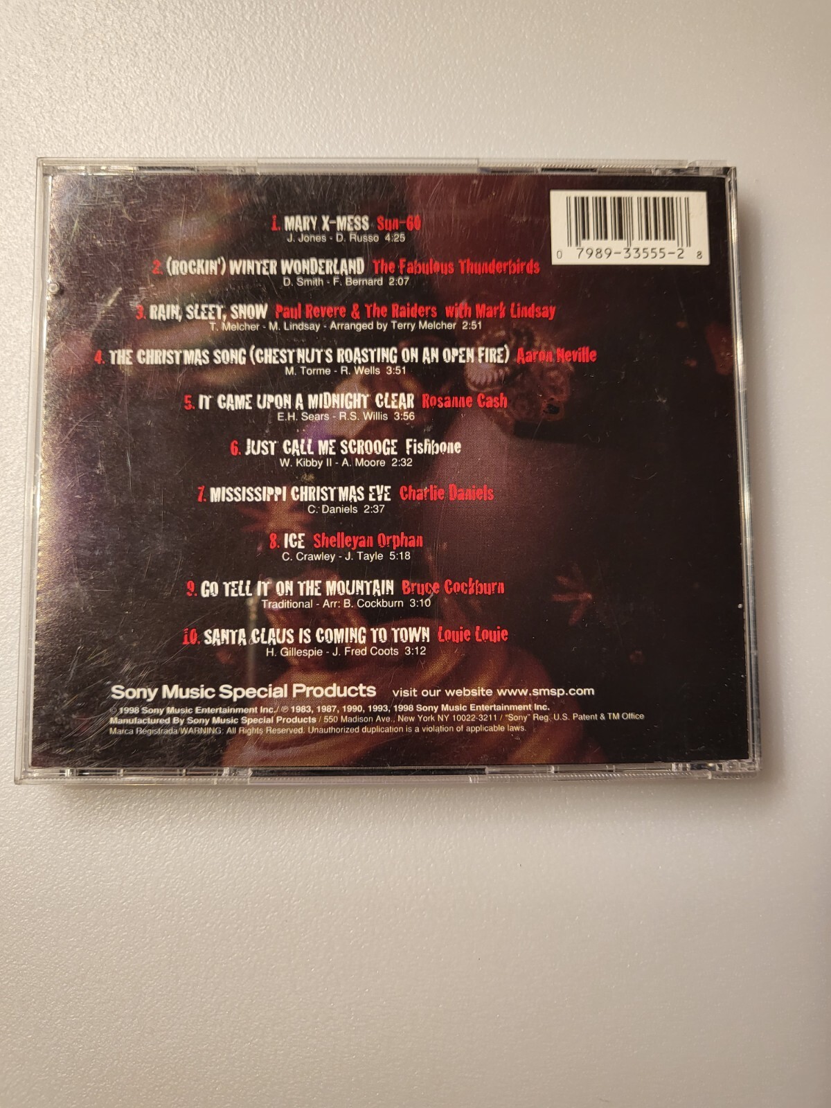 Christmas Rocks [Sony] by Various Artists (CD, Mar-1998, Sony Music Distribution