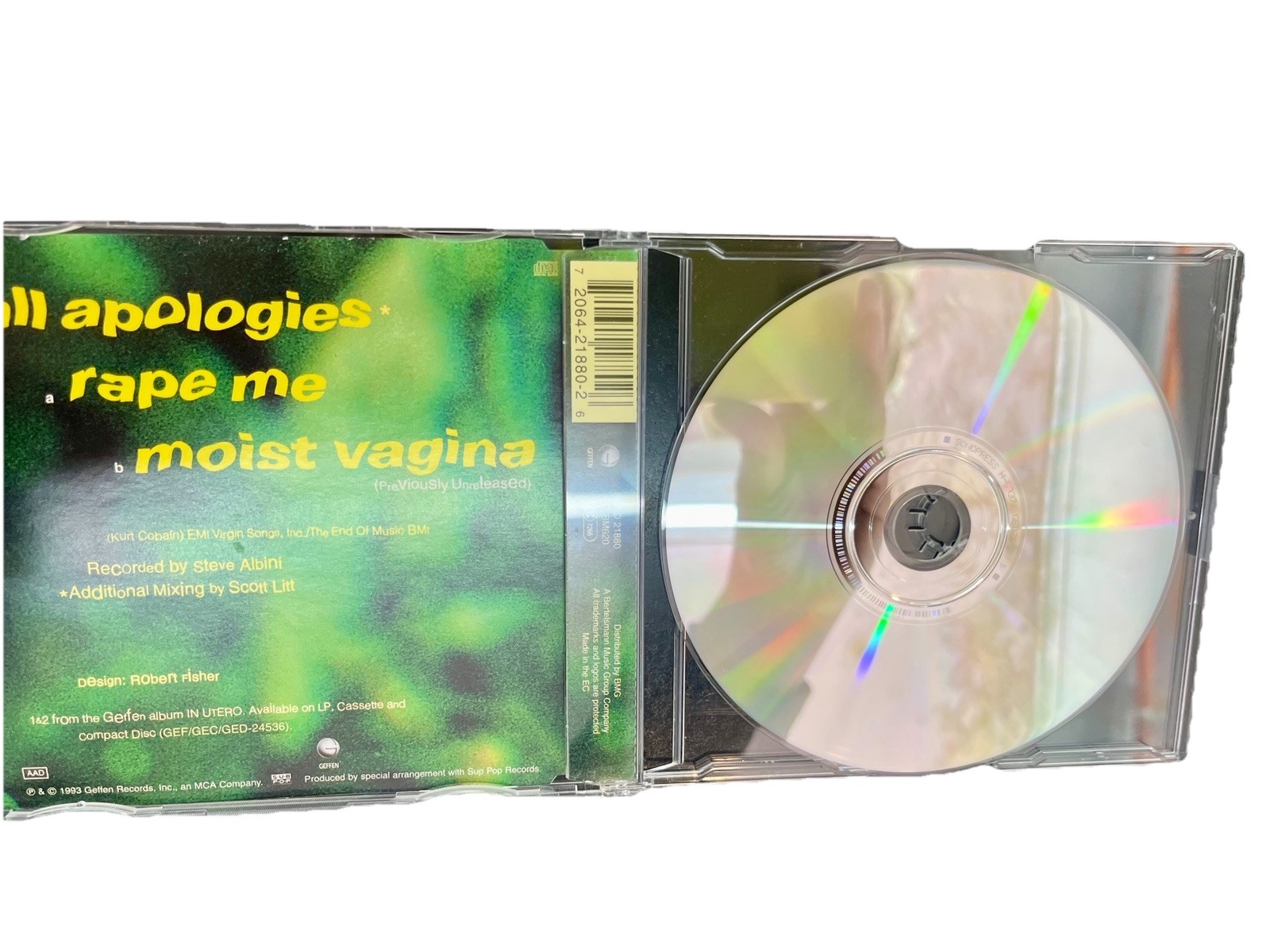 Nirvana “Singles” CD Box Set, 1995, Geffen Records