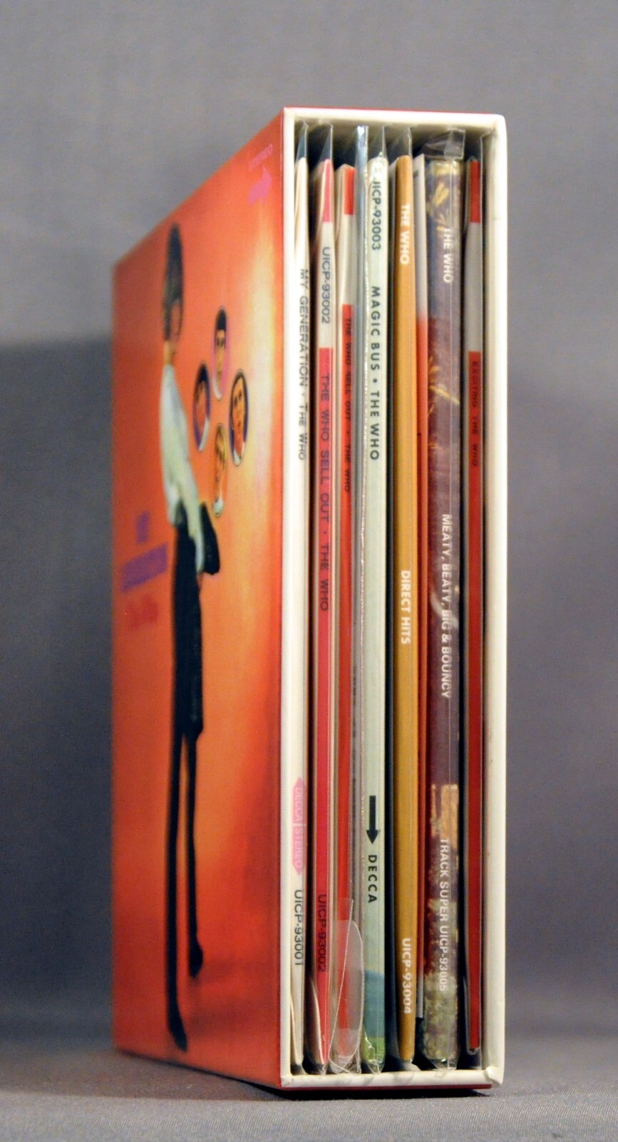 The WHO #2 BOX Set ALL 5 Orig. 2007 JAPAN Mini LP CD’s UICP-93001~5 + 2 PROMO Sl