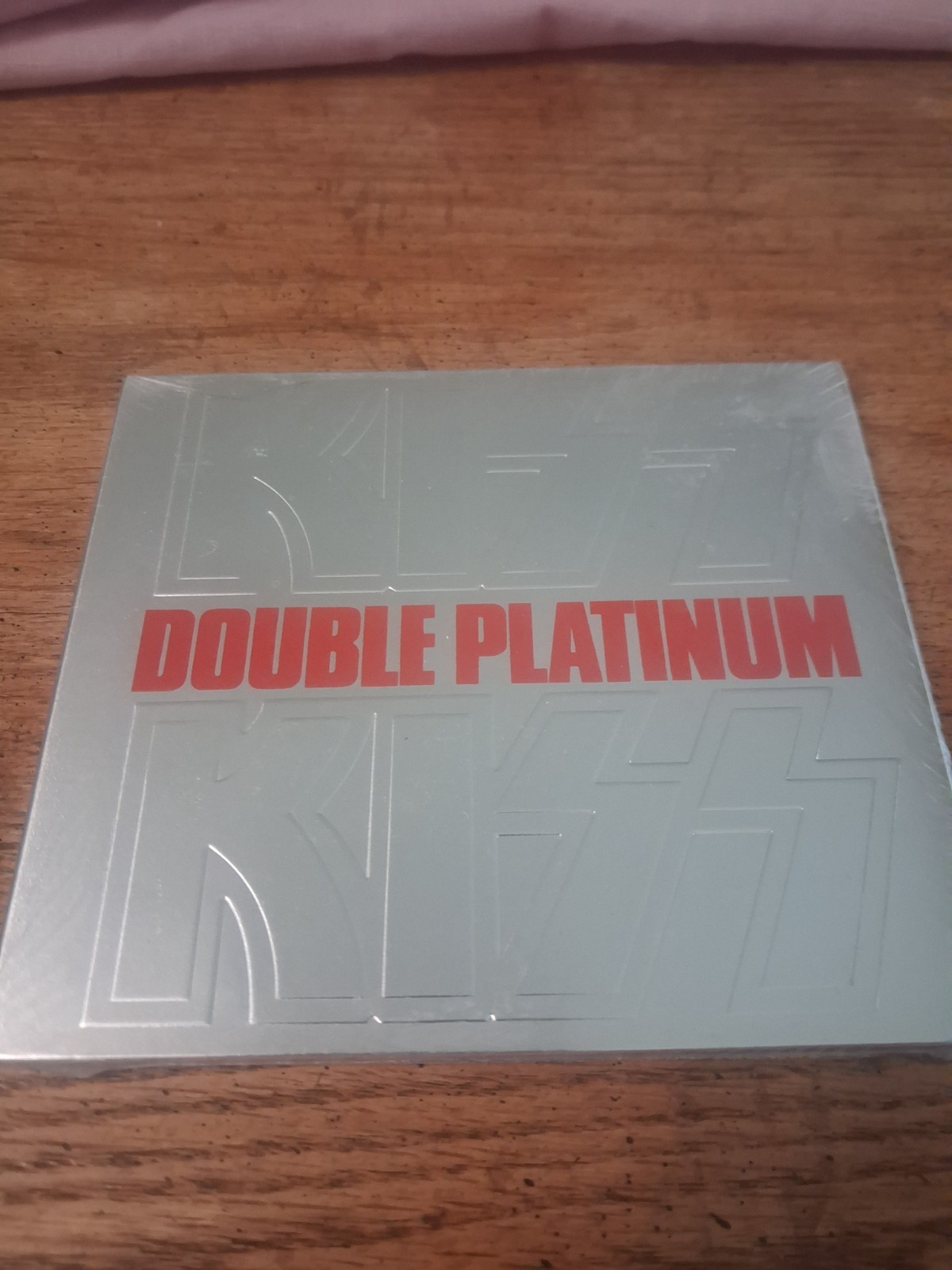 KISS – Double Platinum CD FULL SILVER full silver – Sealed – Mint – 2003 Reissue