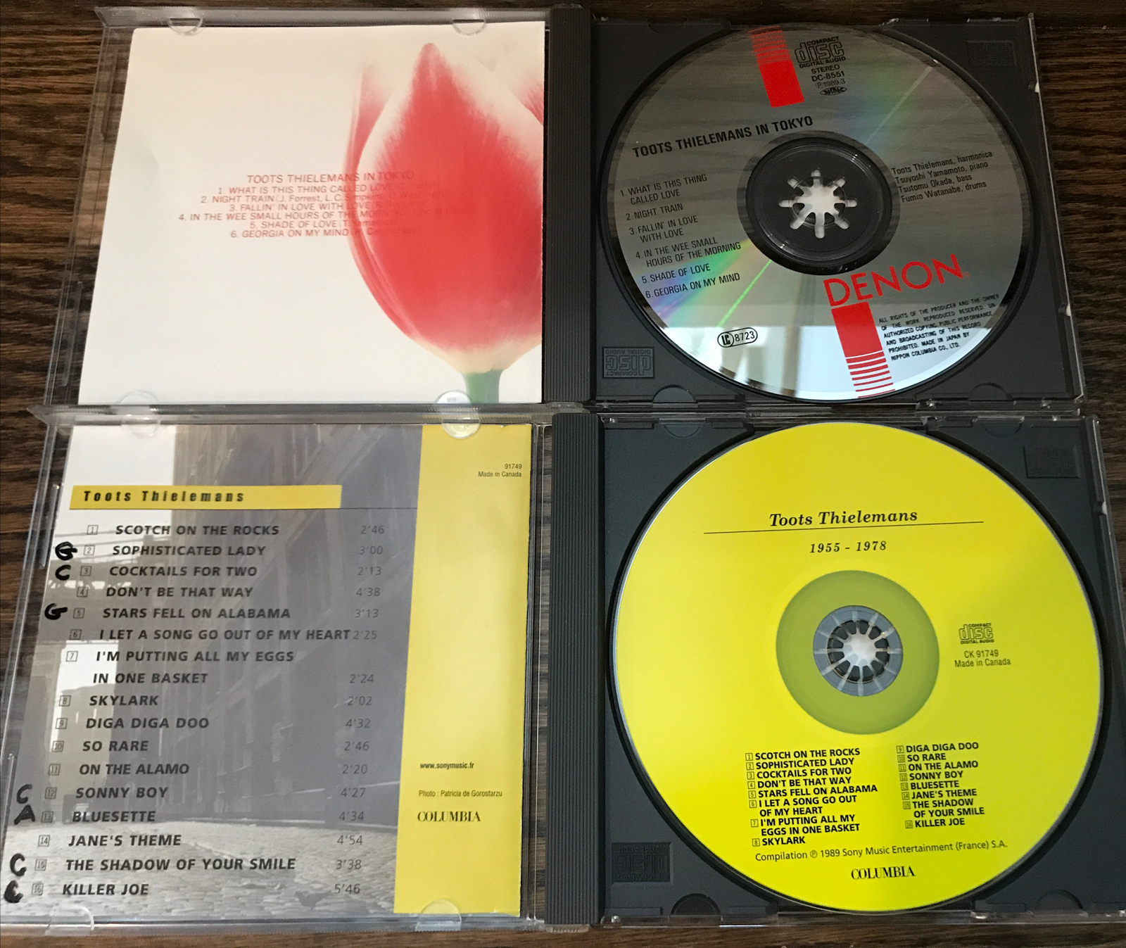 Rare 2 toots thielemans cd’s – 1955 – 1978 (2003 CAN) & In tokyo (Japan 1989)