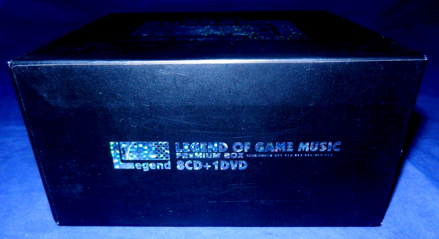 Legend of Game Music Premium Box, 8 CDs, 1 DVD, CDs are LN, JAPANESE Game Music
