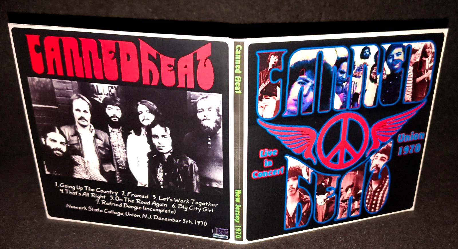 Canned Heat New Jersey 1970 Gate Fold CD NEW