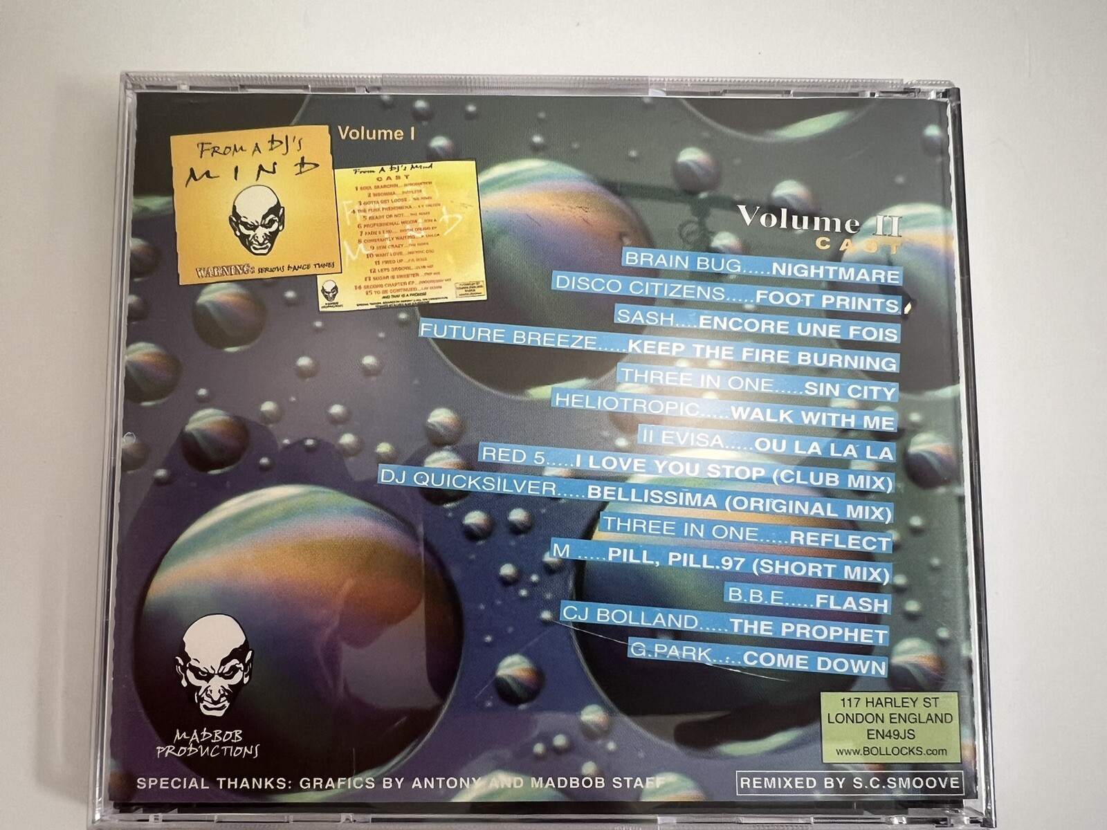 Vintage Trance Music EDM 75 Min Of Ecstasy From A DJ’s Mind 1997 MadBob HTF VTG
