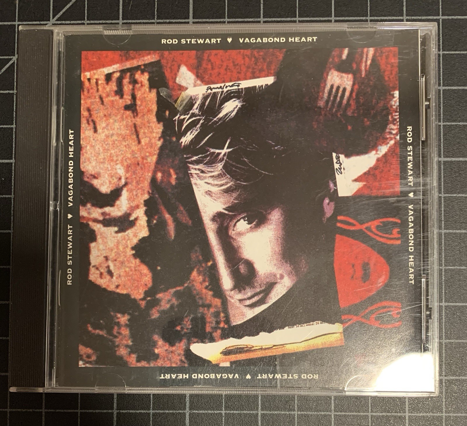 Vagabond Heart Rod Stewart CD, Warner Bros Very Clean Disc