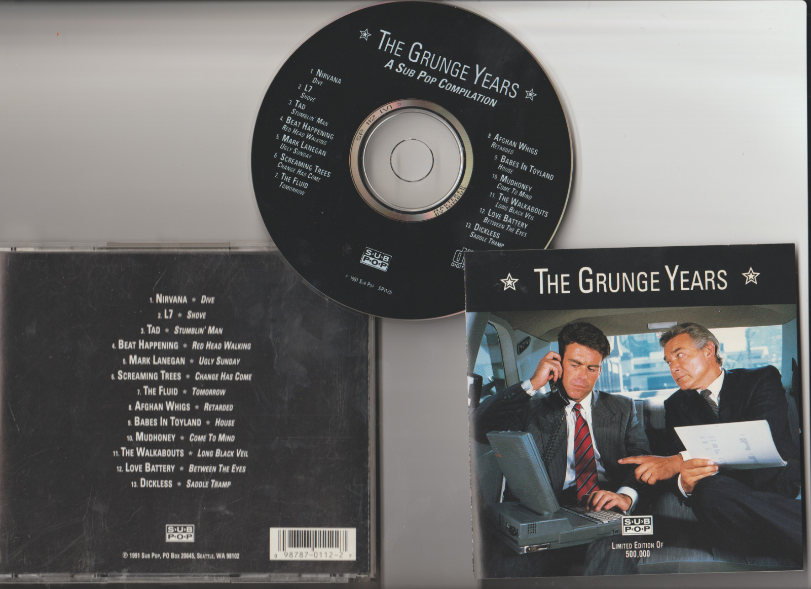 THE GRUNGE YEARS “A Sub Pop Compilation” Limited Edition CD!