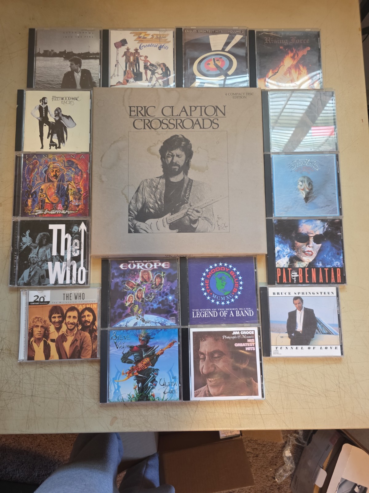 Lot Of 20 CDs 1970s – 1990s Rock / Classic Rock Vai Springsteen Clapton The Who