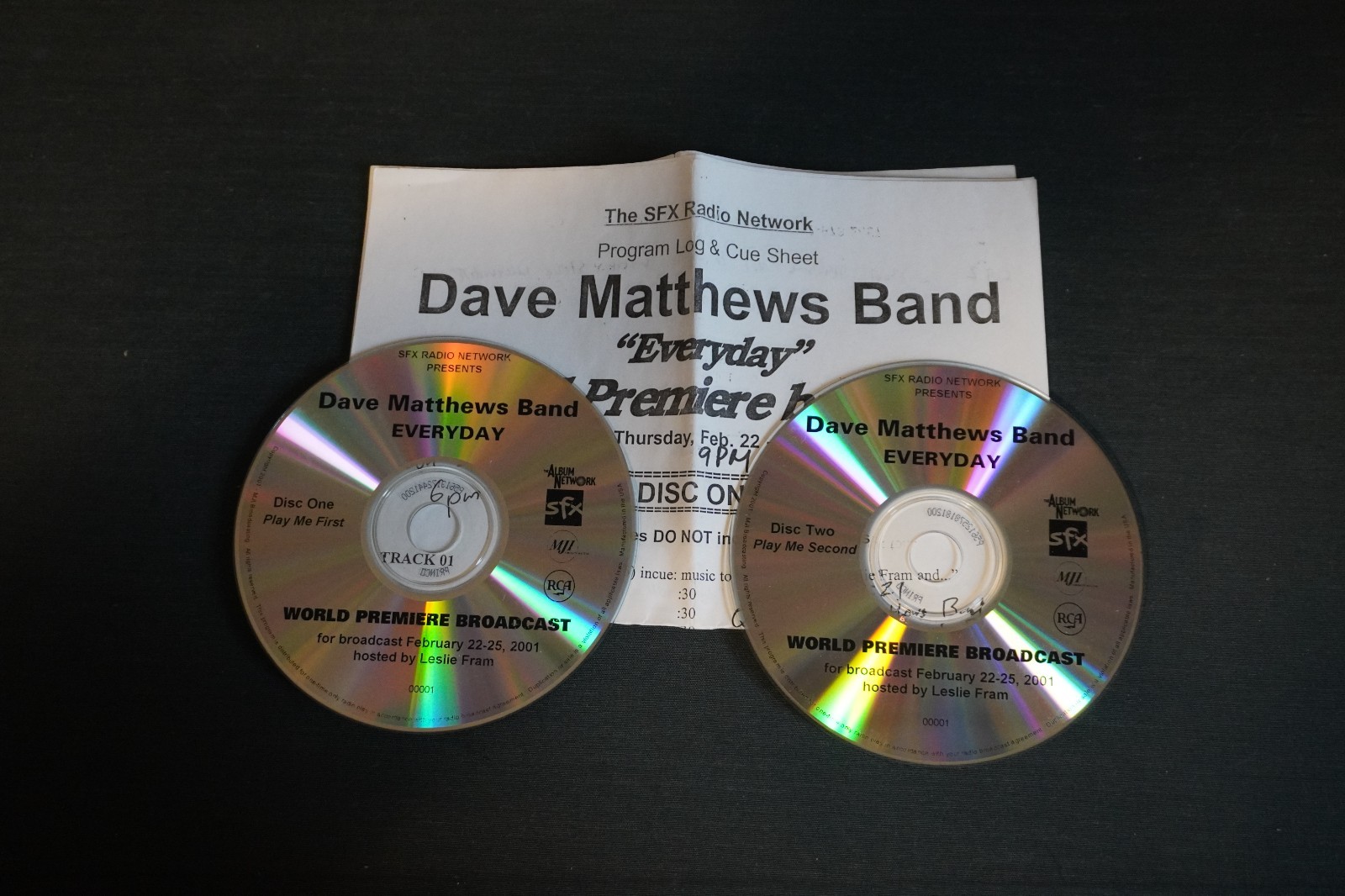 Dave Matthews Band Everyday World Premiere Broadcast – CDx2 – SFX Radio Network