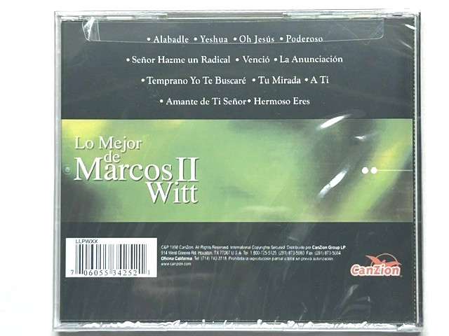 Lo Mejor de Marcos Witt 2 Spanish CD Christian Music Jesucristo Iglesia