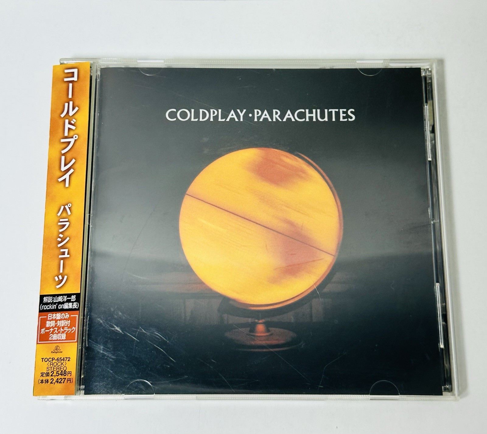 Coldplay Parachutes 2000 Japan CD Parlophone TOCP-65472 w/Obi