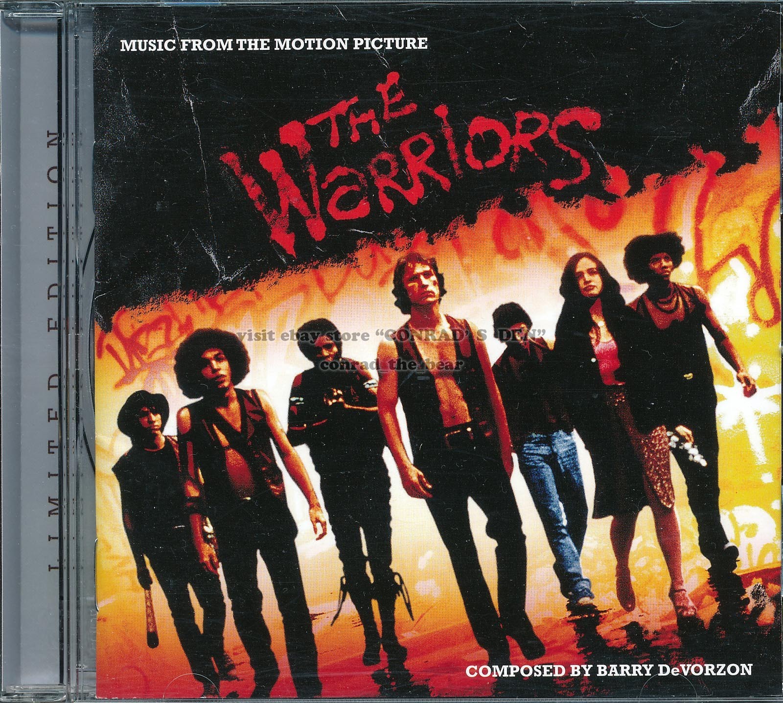Barry DeVorzon “THE WARRIORS” soundtrack 70minutes La-La Land 3000 Ltd CD