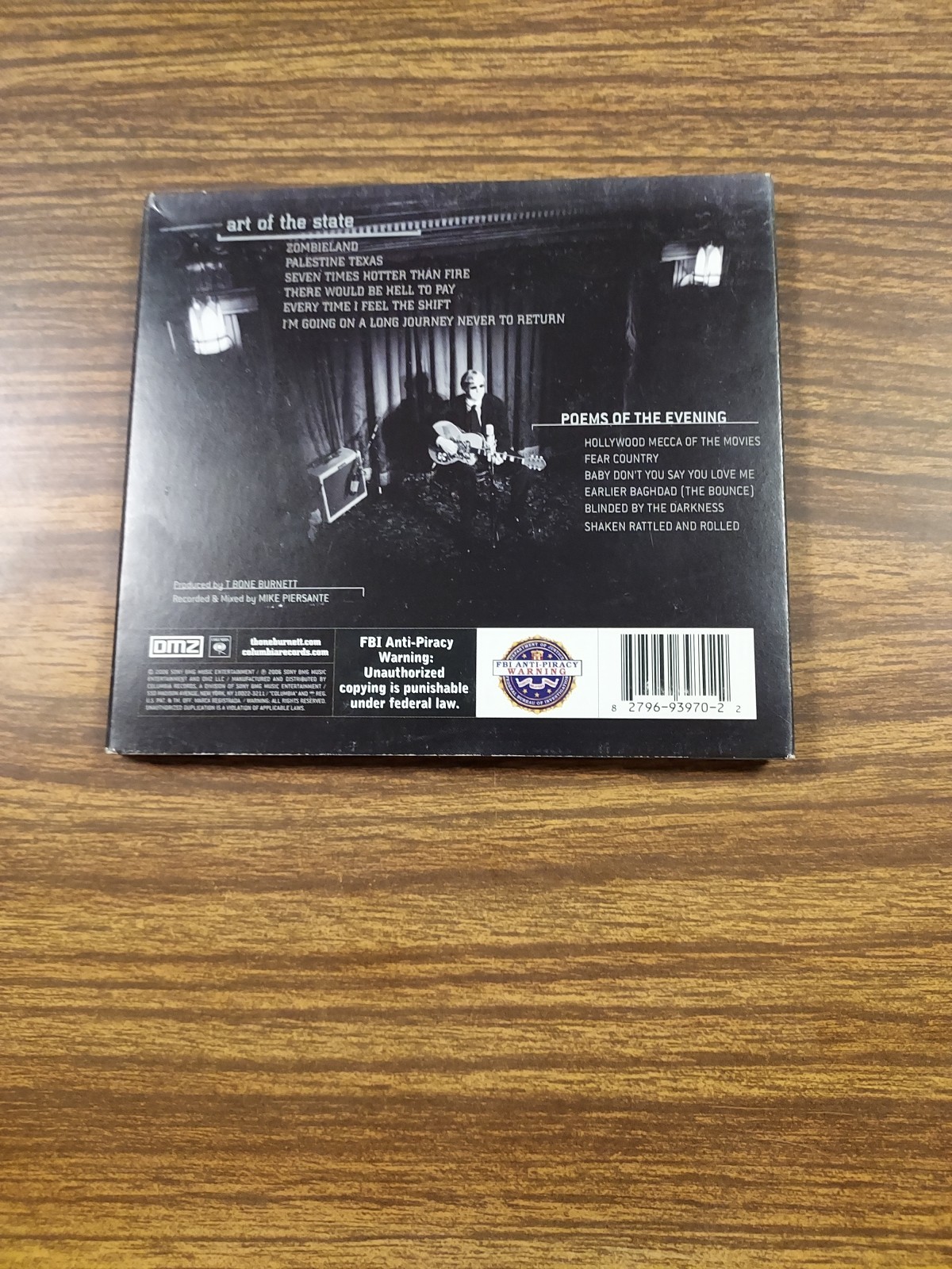T BONE BURNETT*THE TRUE FALSE IDENTITY*CD LIKE NEW TRIFOLD DIGIPAK 2006 COLUMBIA