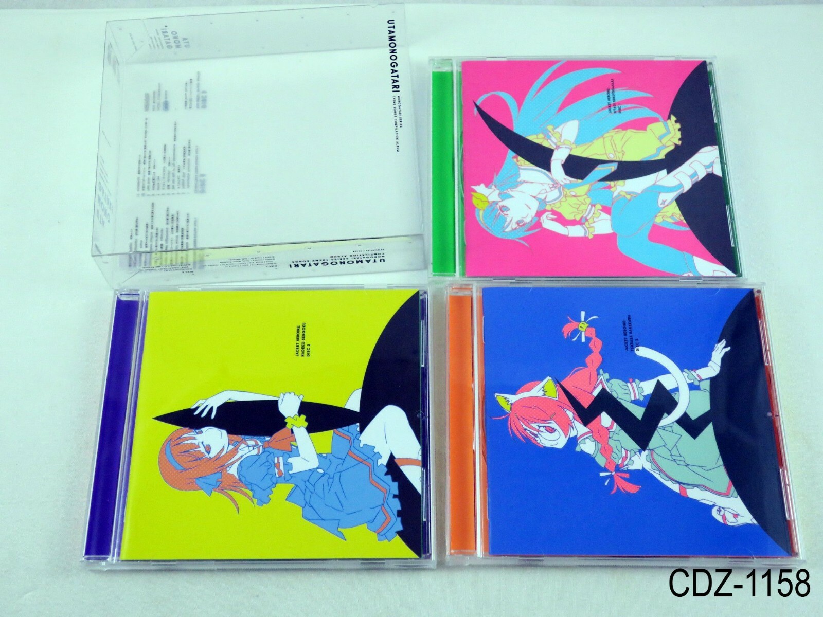 Utamonogatari + Blu-Ray 2 CD Bakemonogatari / Nise 2nd Music BD Import US Seller