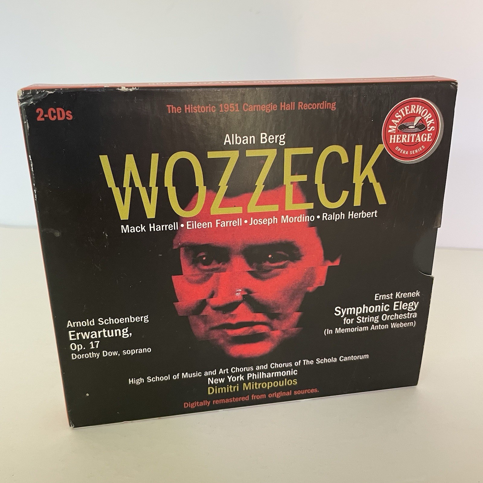 BERG Wozzeck – Erwartung, Op. 17 – Symphonic Elegy CD 1997 2 CD Box Set Sony