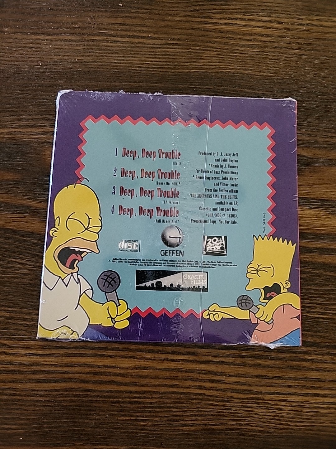 The Simpson’s CD: Deep, Deep Trouble CD-Audio – NEW SEALED