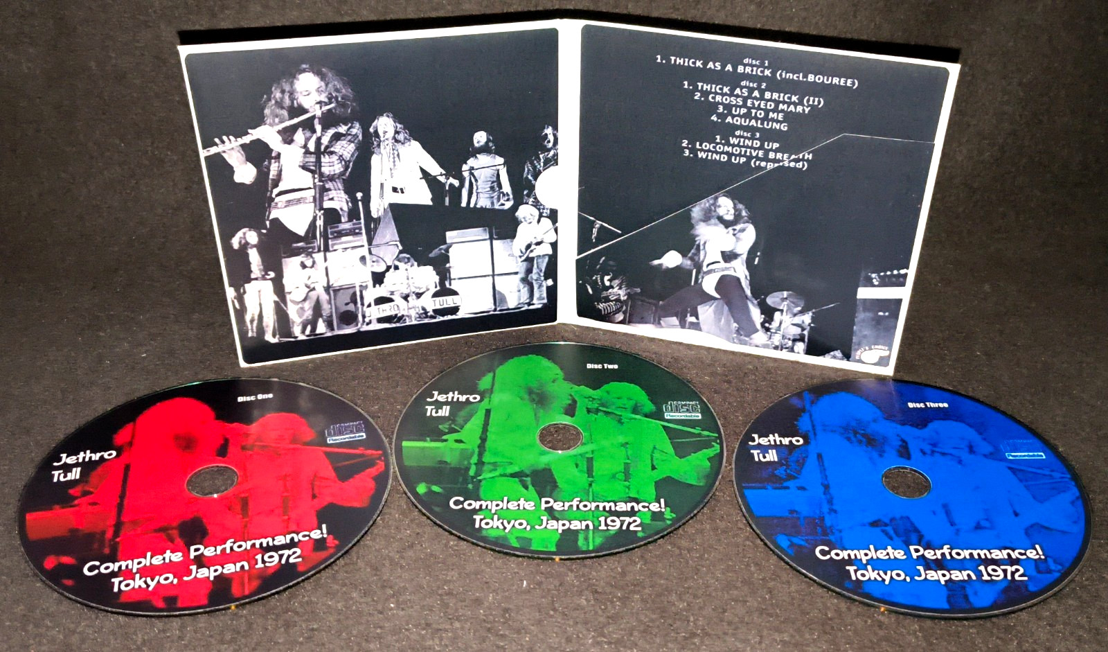 Jethro Tull Japan 1972 Gate Fold 3CD NEW