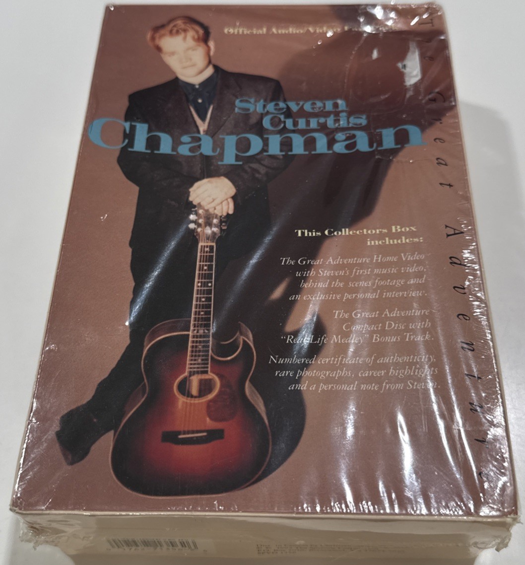 SEALED Steven Curtis Chapman FAN PACK EXCLUSIVE BONUS MEDLEY CD/Certificate/VHS!