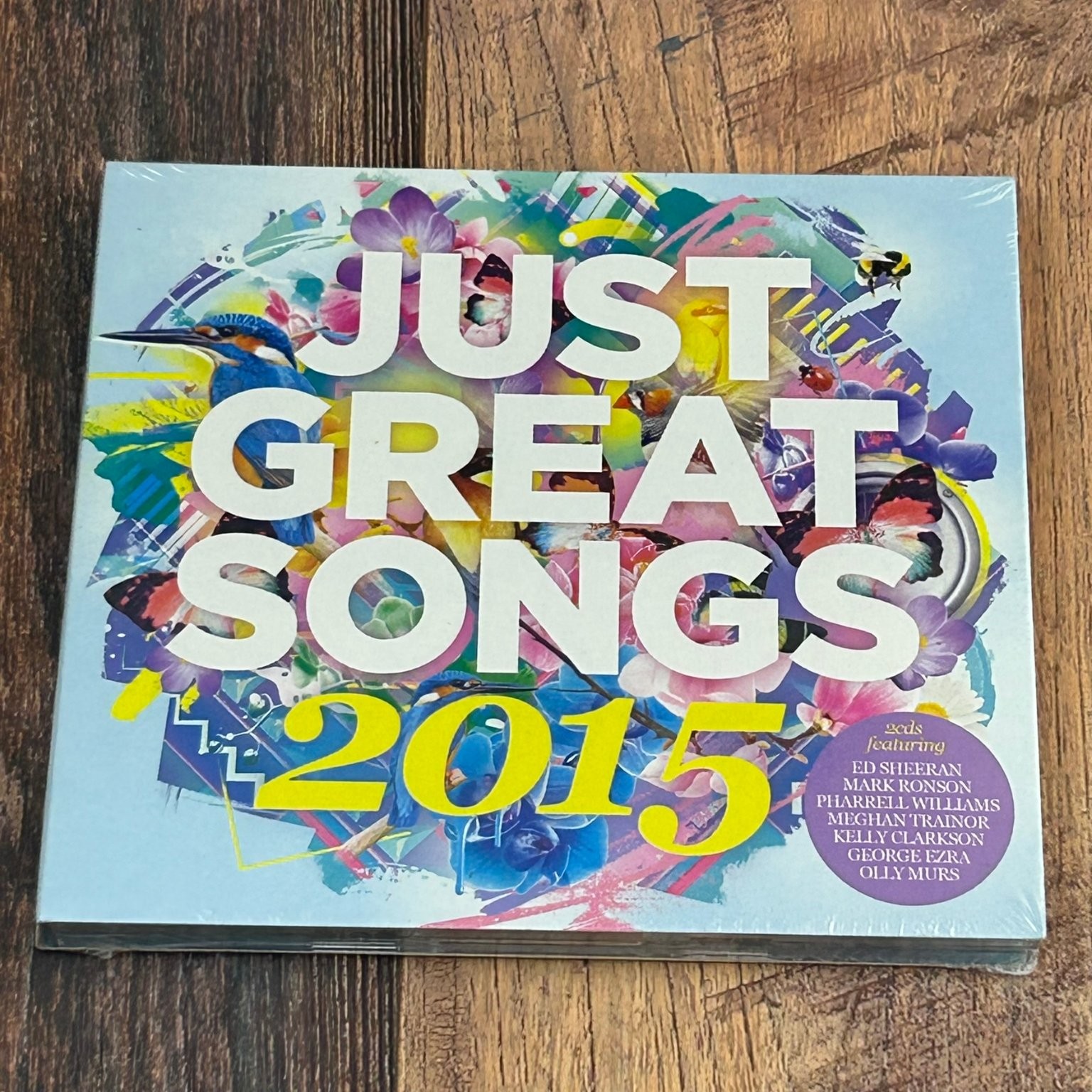 Just Great Songs 2015 CD 2-disc Pop Dance R&B Sony Coldplay Sia Ed Sheeran Bruno