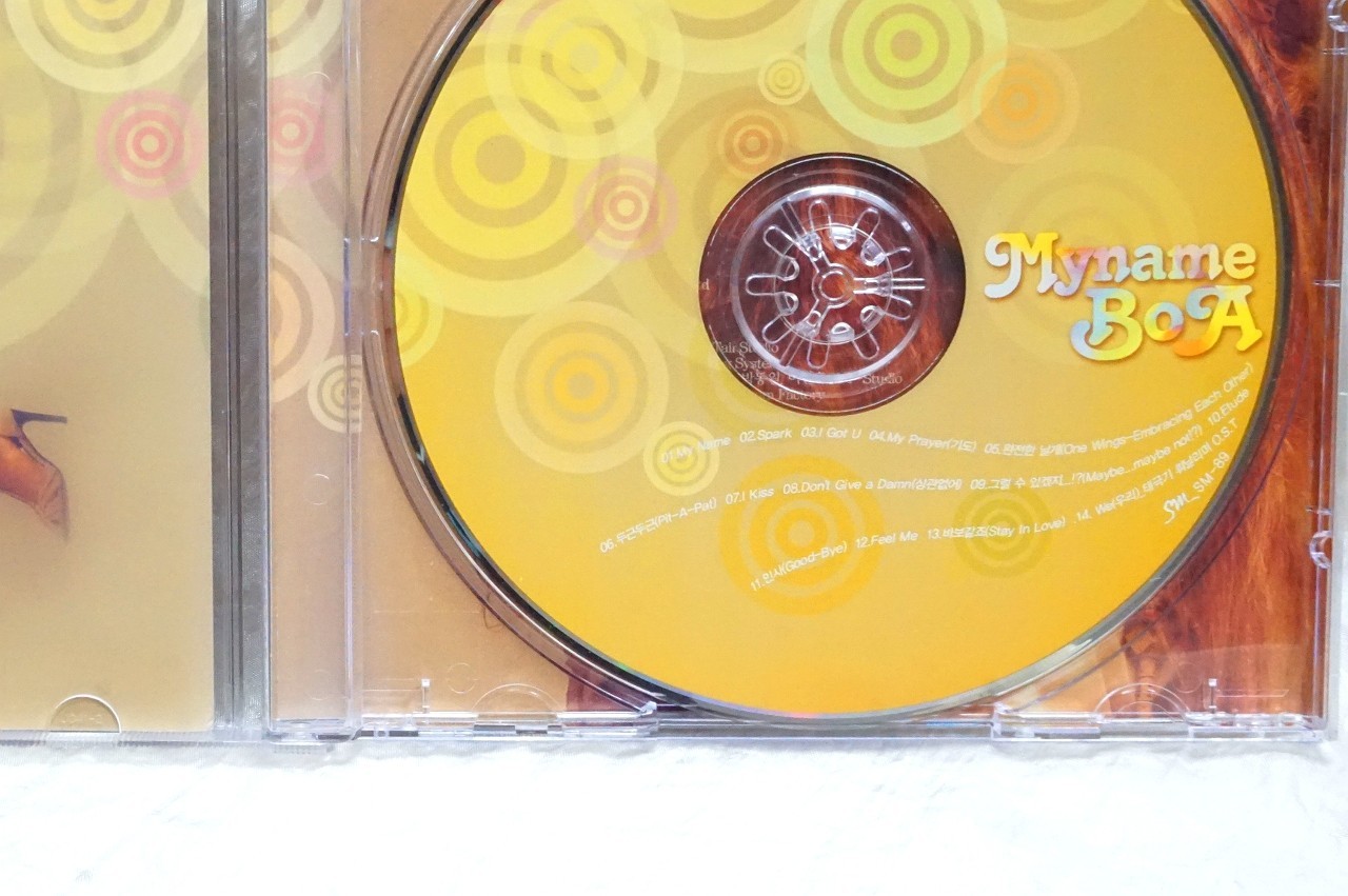 BOA MY NAME FOURTH ALBUM KPOP POP DANCE BALLAD COLLECTION CD MUSIC