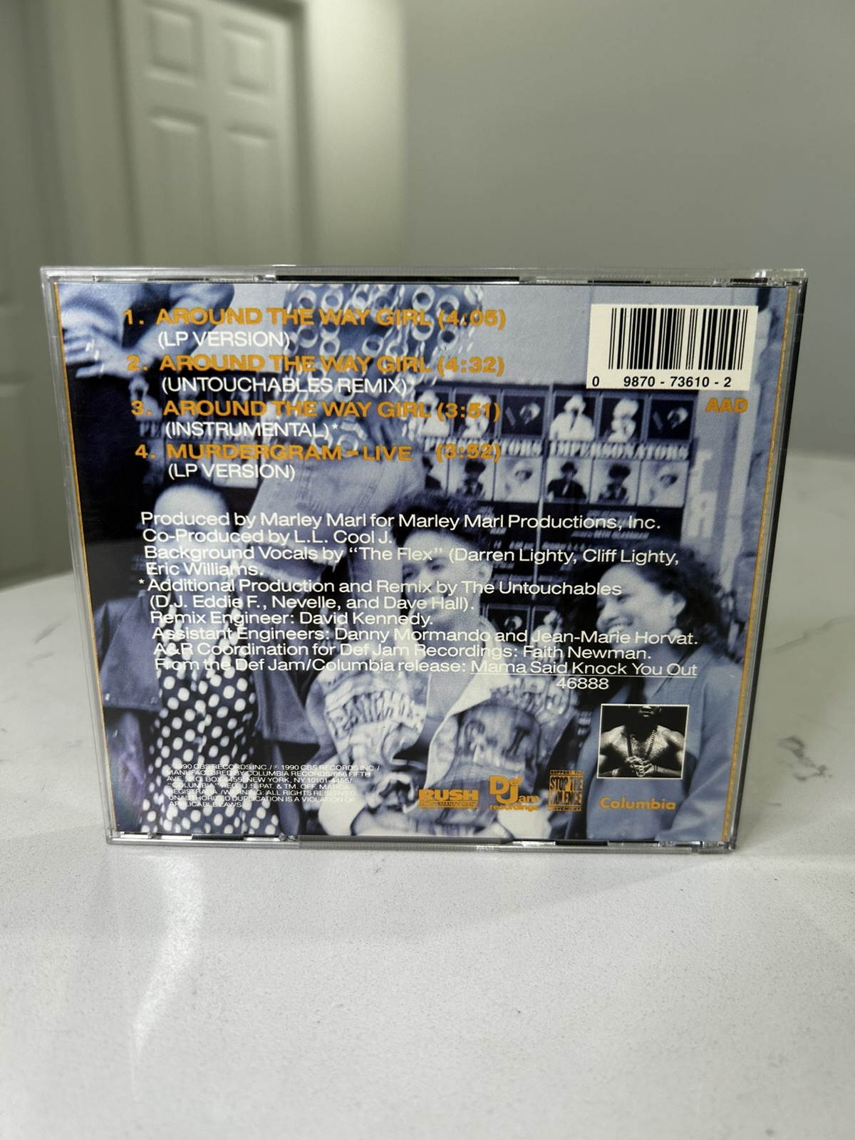 LL Cool J Around the Way Girl CD Single 1990 Hip-Hop