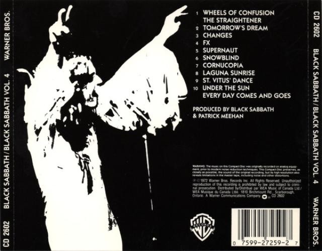 Black Sabbath – Vol 4 (CD) (Good Plus (G+)) – 4008675304