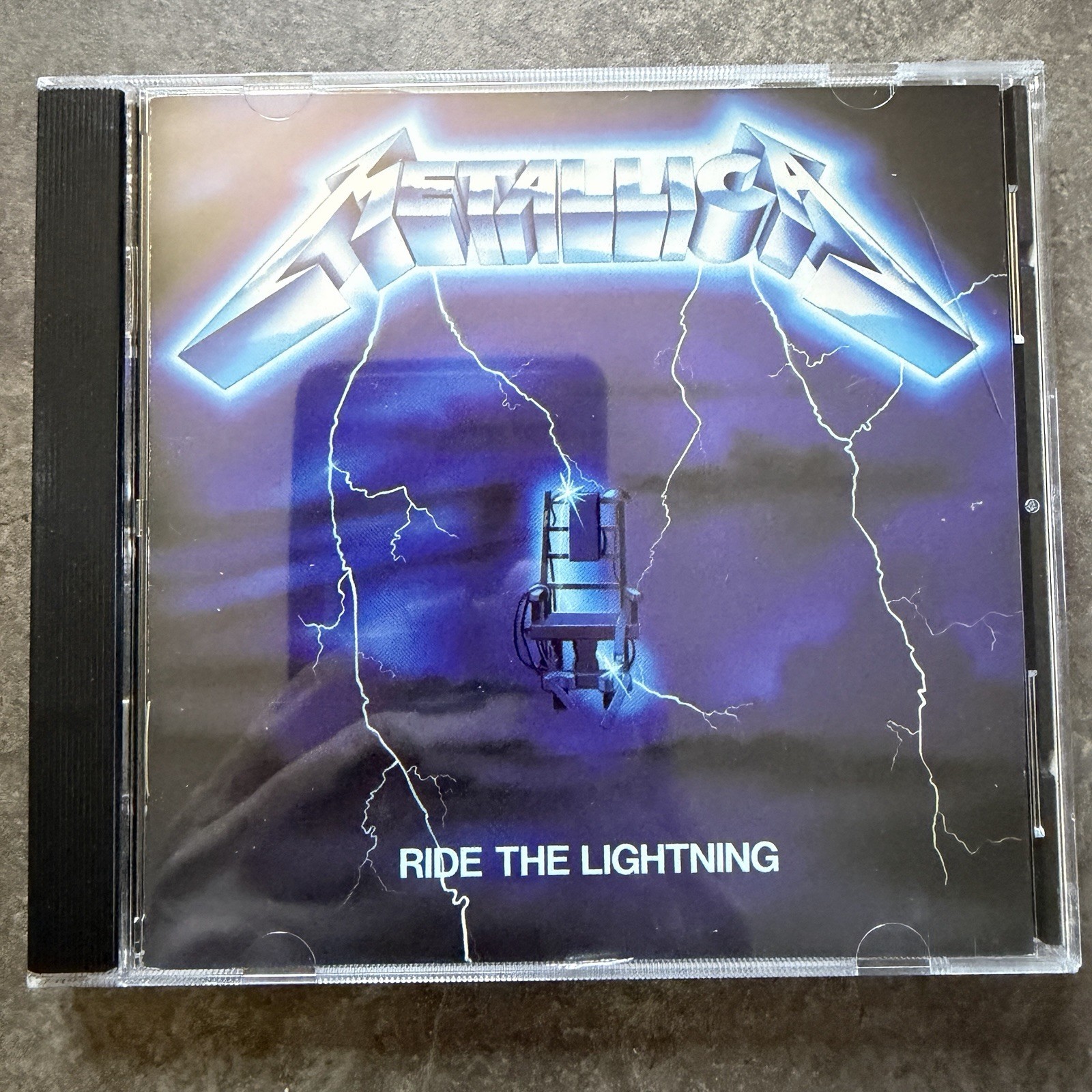 METALLICA “Ride the Lightning” CD (1984 Elektra E2-60296 USA) Thrash Metal – EX!