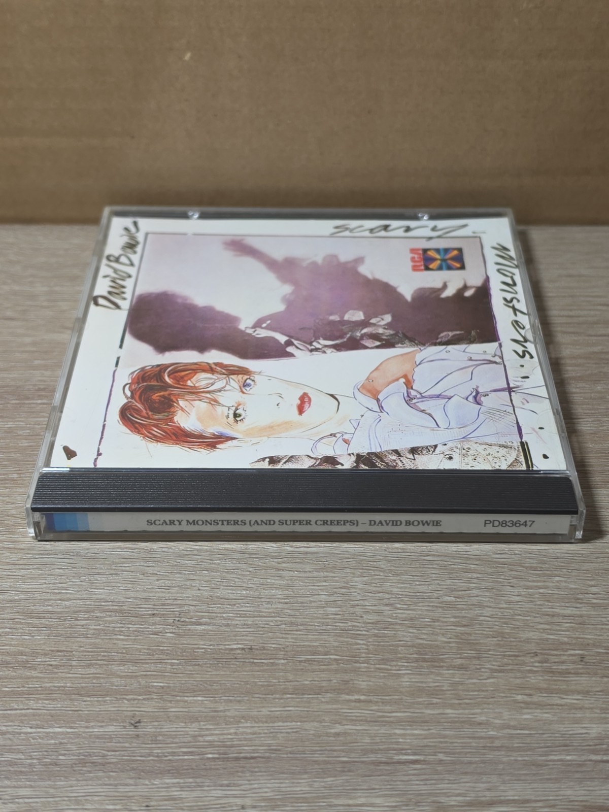 DAVID BOWIE Scary Monsters CD 1st issue on CD RCA 1984 Rare Rock Pop Electronic