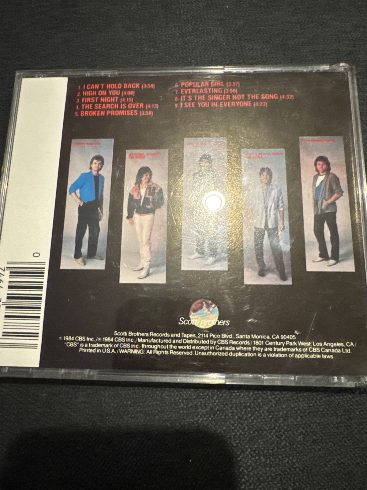 Survivor – Vital Signs (CD 1984) SCOTTI BROS Records, FREE SHIPPING!