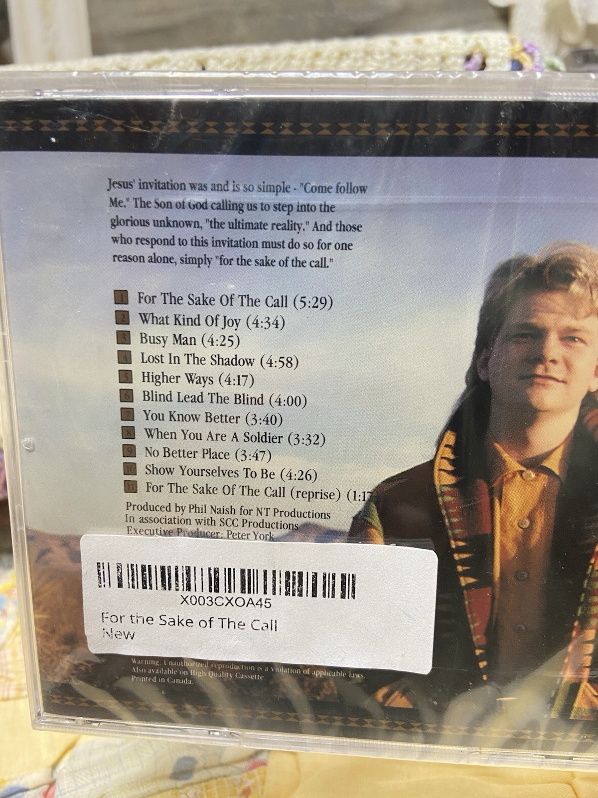 STEVEN CURTIS CHAPMAN FOR THE SAKE OF THE CALL CD CHRISTIAN MUSIC NEW!