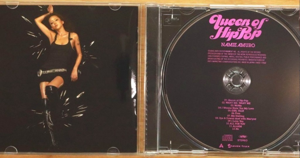 Namie Amuro Queen Of Hip-pop 12 Tracks Songs Music Best Album Cd