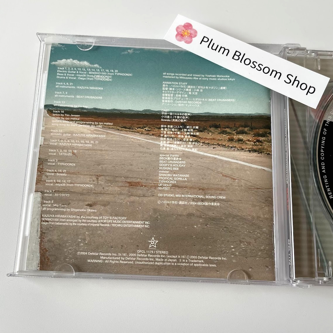 BECK Mongolian Chop Squad Anime Soundtrack 2CD KEITH & BECK Japan Import OST