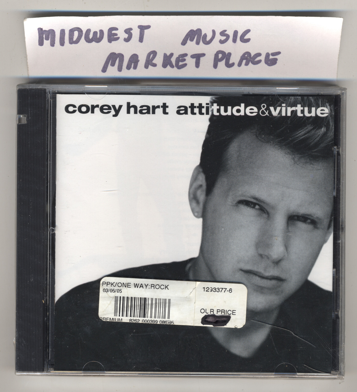Corey Hart – Attitude & Virtue – Sealed CD – Love And Money Back In The Hand