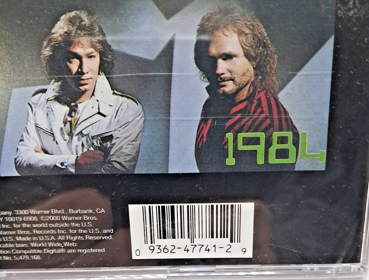 Van Halen 1984 Warner Remasters 2000, Warner Bros CD Compact Disc, WB NEW Sealed
