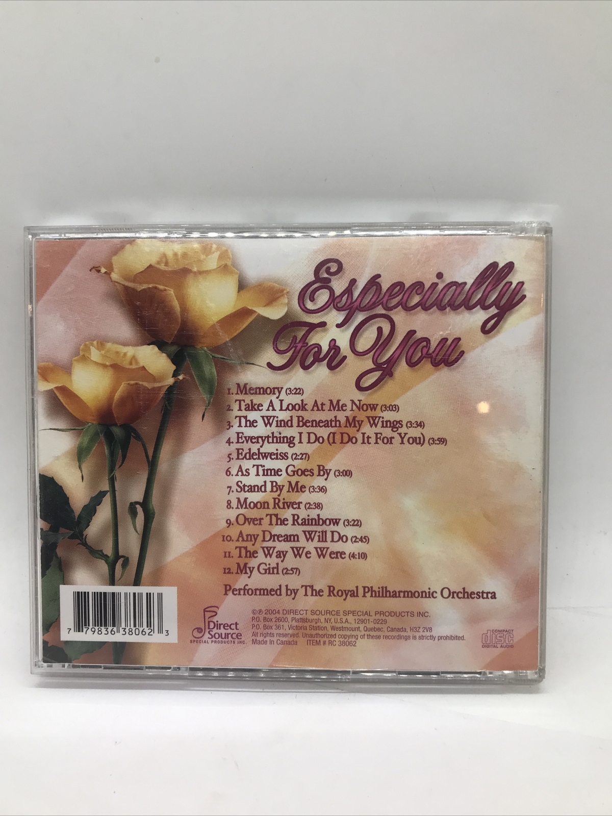 Especially For You by The Royal Philharmonic Orchestra – CD