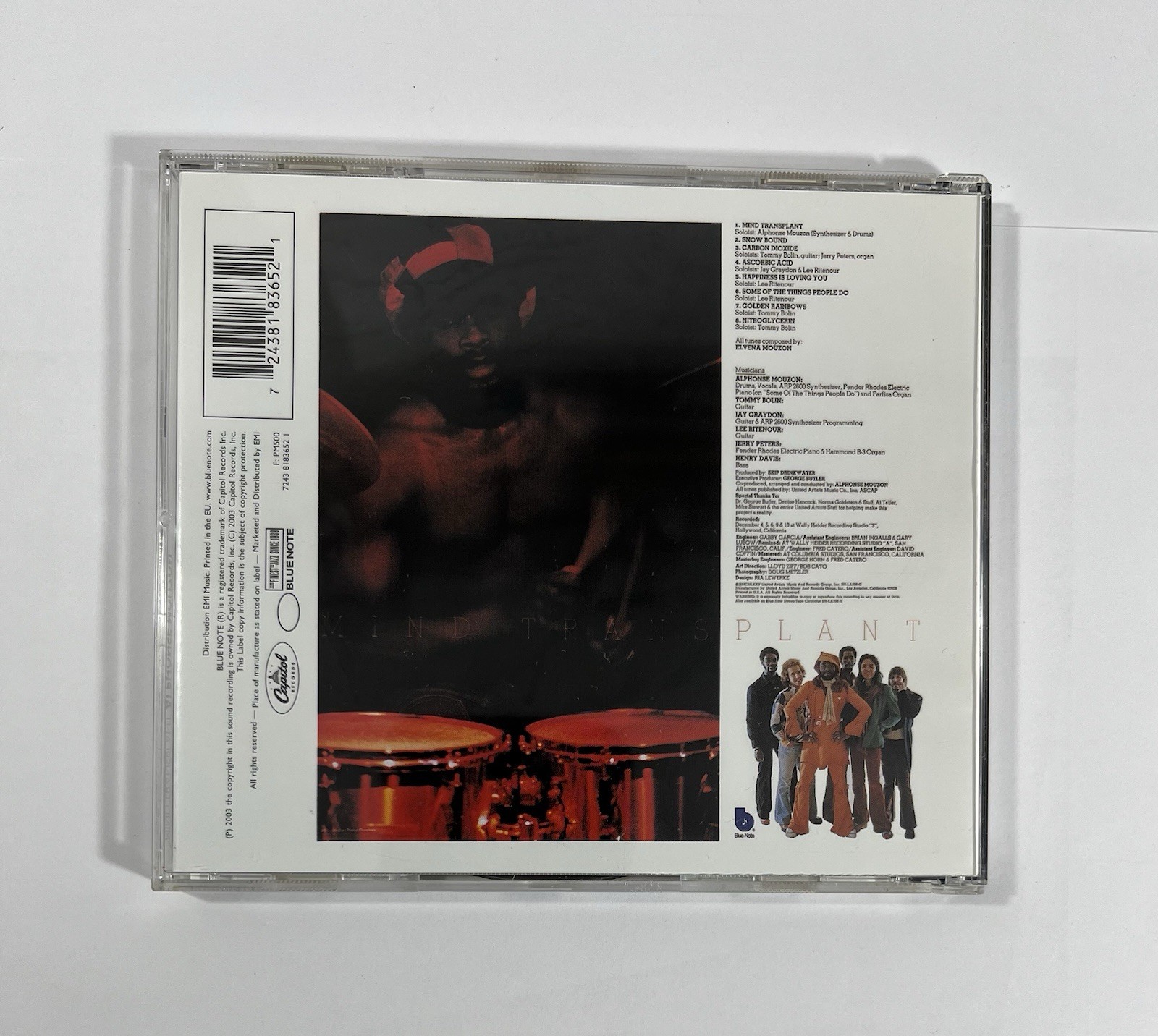 ALPHONSE MOUZON MIND TRANSPLANT CD Tommy Bolin DEEP PURPLE Billy Cobham LIKE NEW