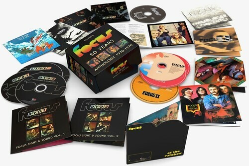 Focus – 50 Years Anthology 1970-1976 (9CD+2DVD PAL Region 0) [New CD] With DVD,