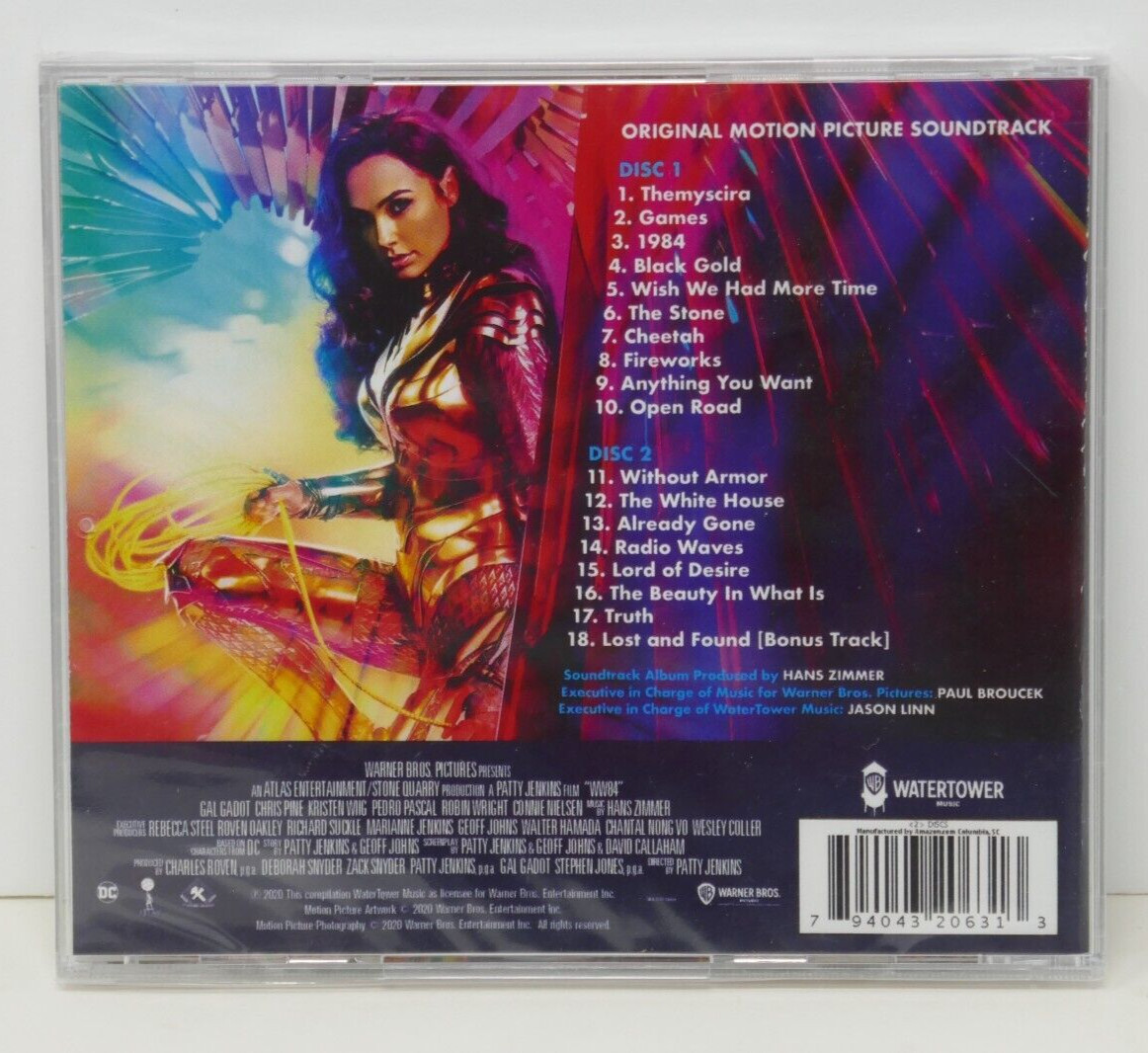 Wonder Woman 1984 (Original Soundtrack) by Zimmer, Hans (CD, 2020) SEALED