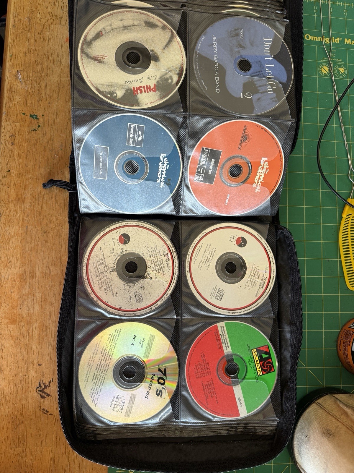 Lot of 153 CD Binder Rock Jamband Hippie Tons Of Phish Grateful Dead DMB More