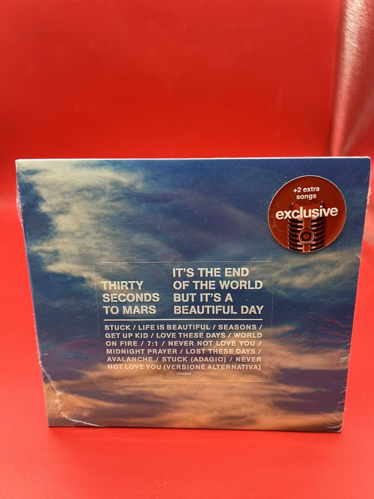 30 Seconds To Mars -Its End of World But a Beautiful Day Target Exclusive New CD