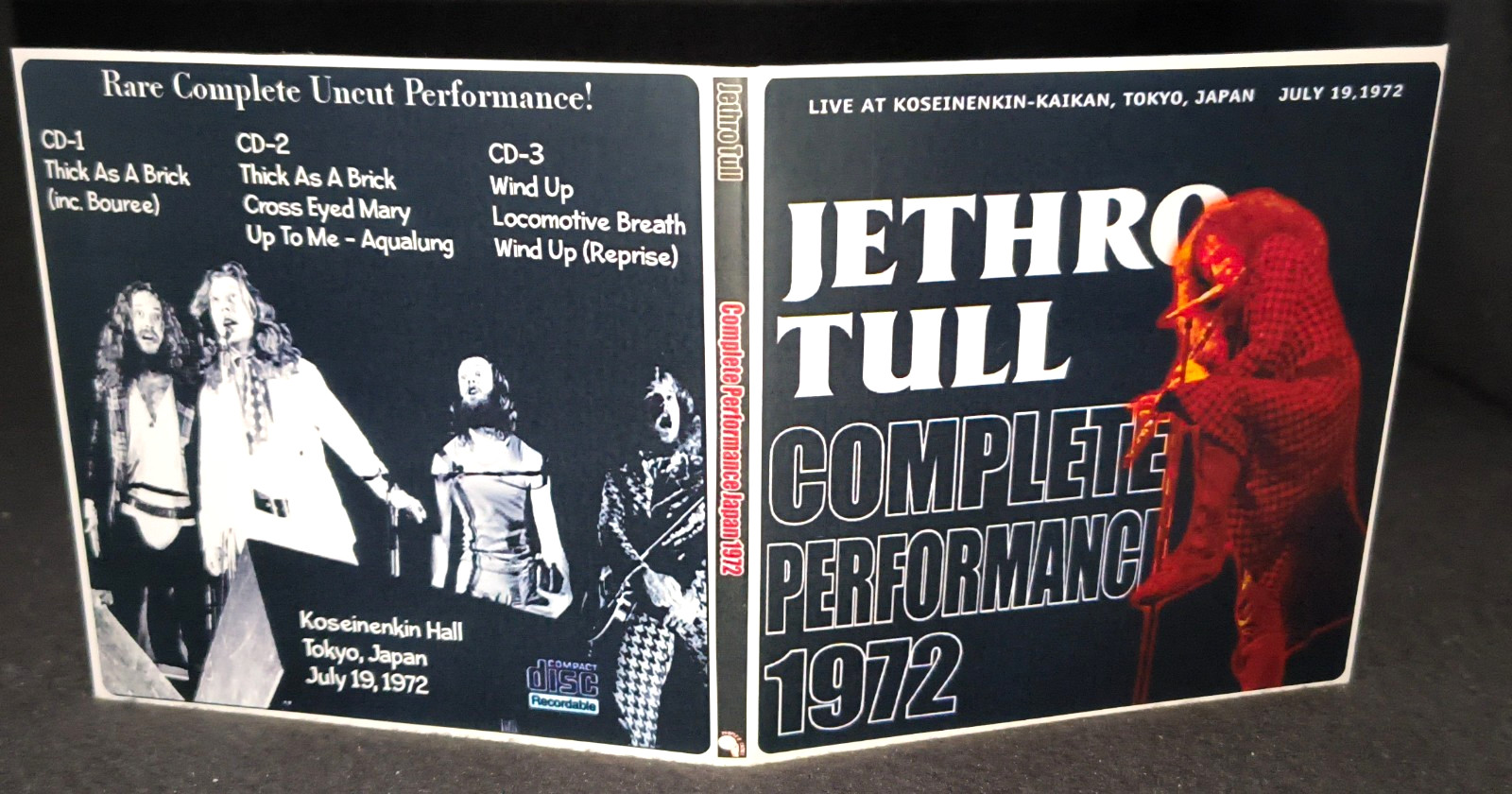Jethro Tull Japan 1972 Gate Fold 3CD NEW