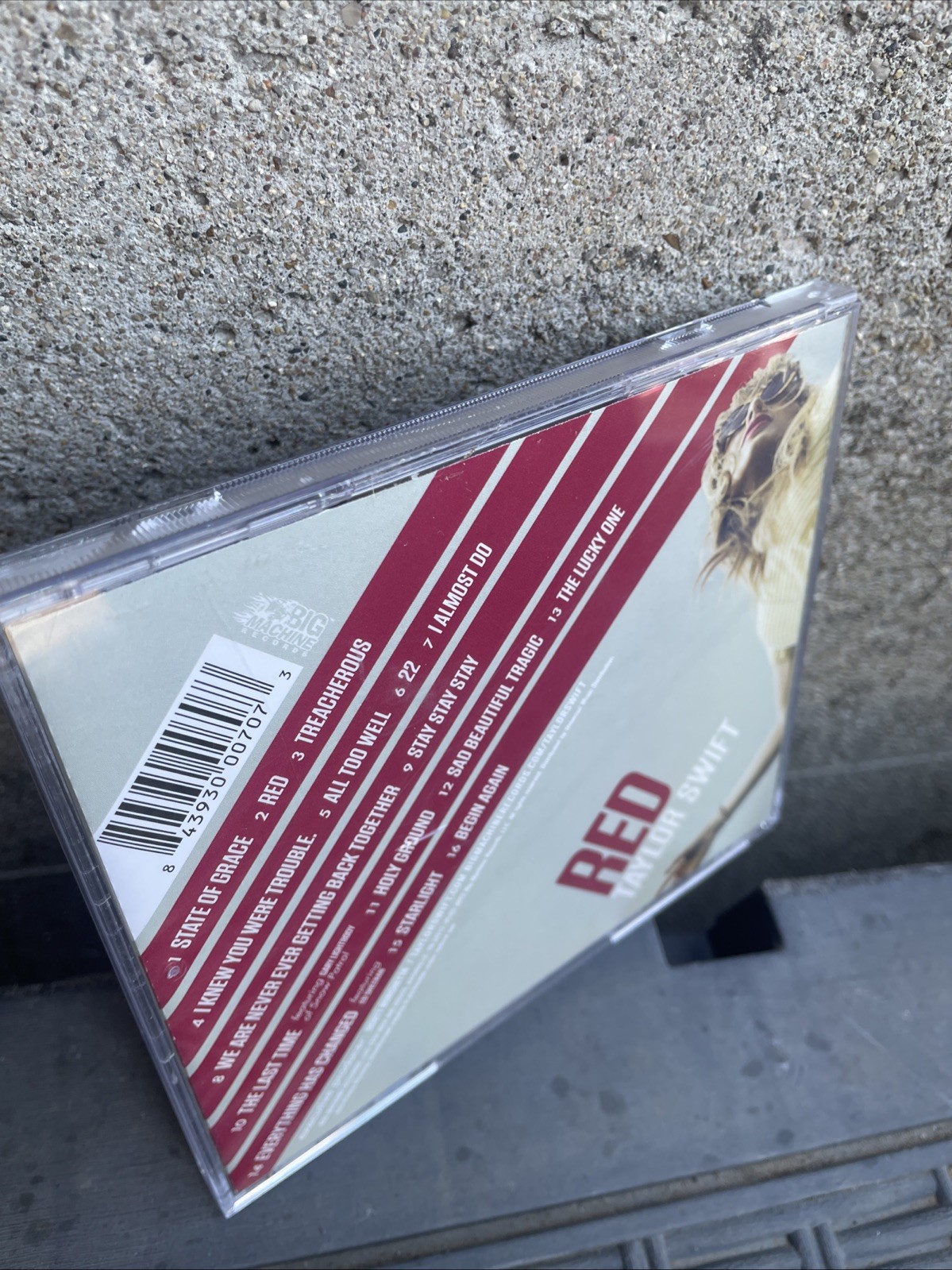 Taylor Swift Red 2012 CD Album Big Machine Records 2010s Pop Disc Mint