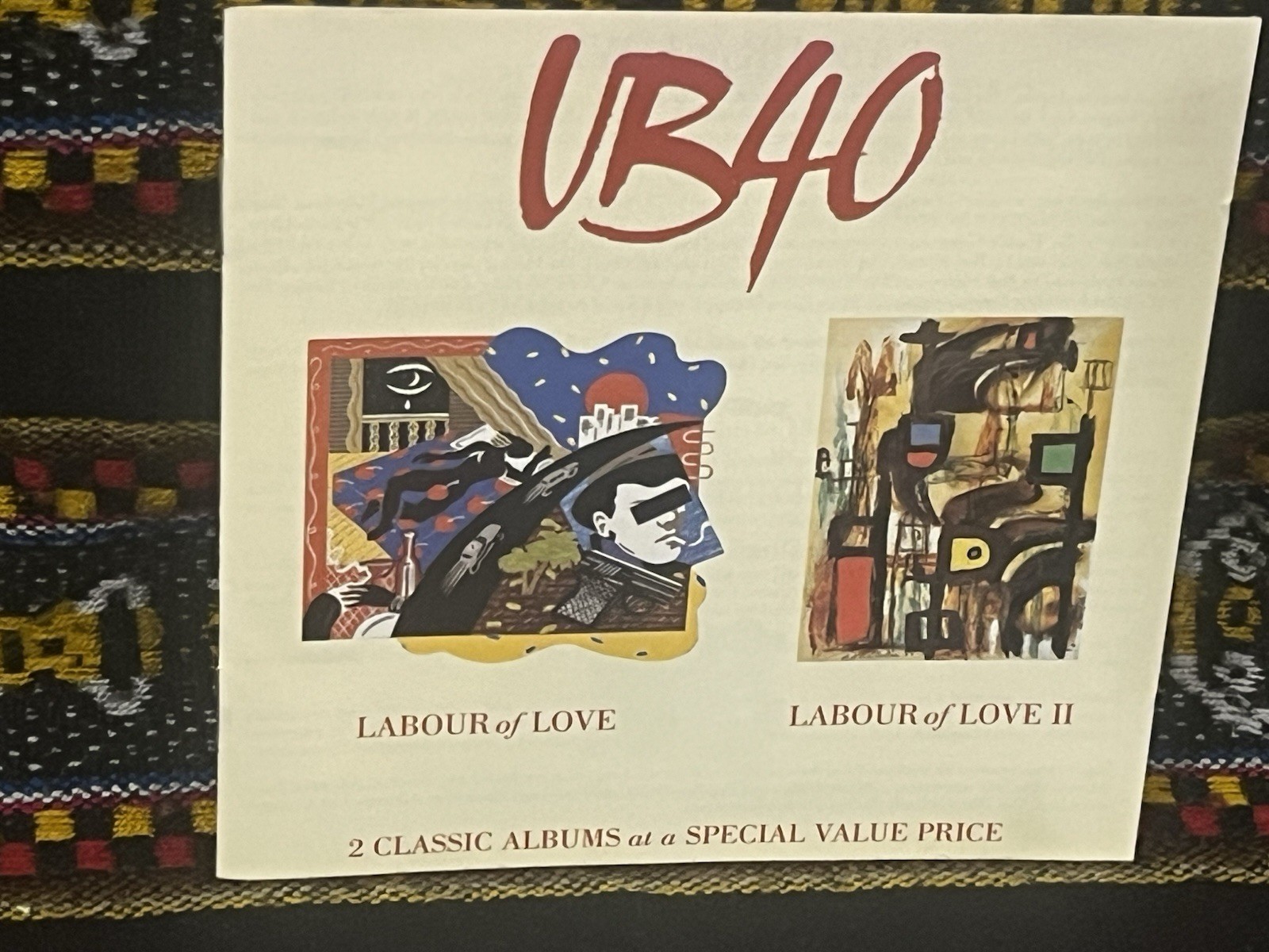 UB40 Labour Of Love & Labour Of Love II 2x CD reggae dub reggae-pop 1994