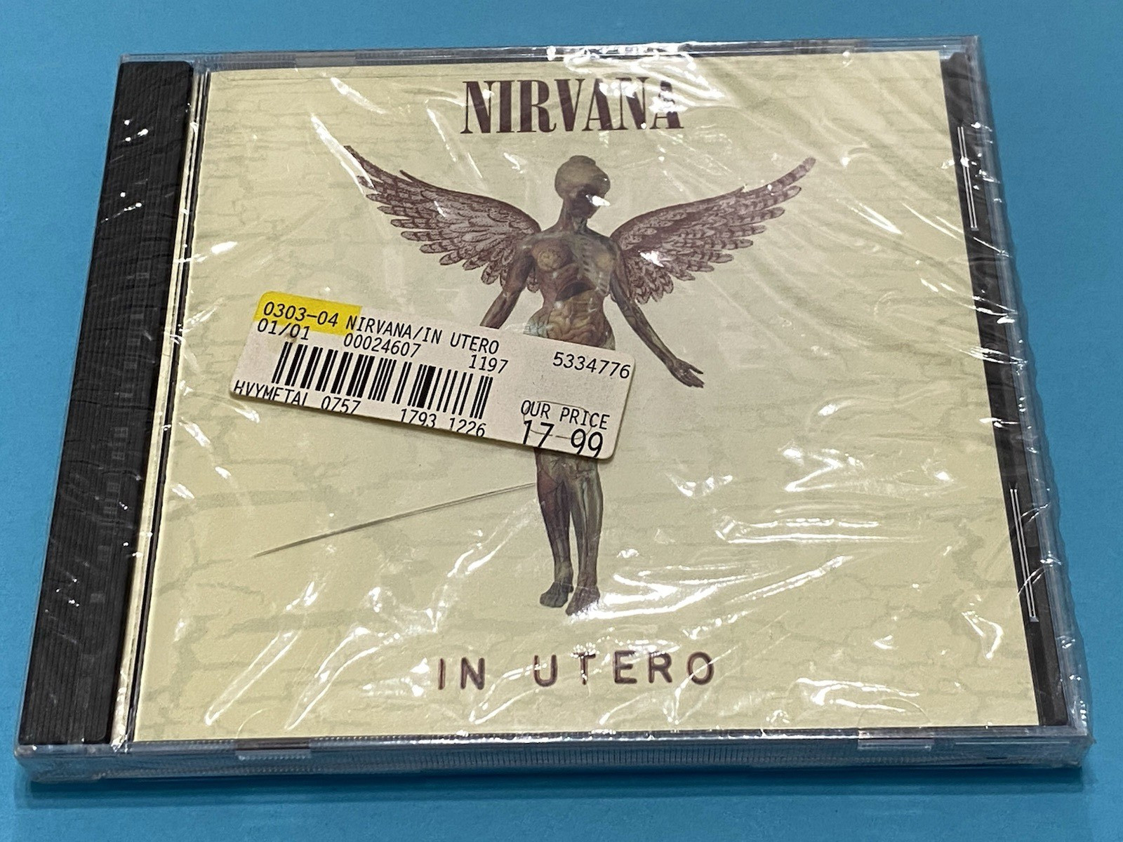NIRVANA IN UTERO CD ~ 1993 GEFFEN RECORDS DGCD-24607